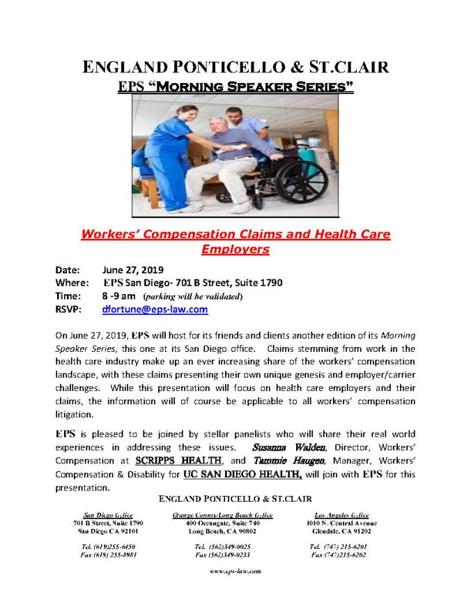 6-27-19 EPS Morning Speaker Series